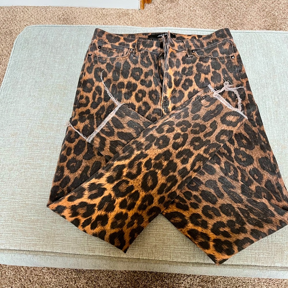 Joe’s cheetah Print Jeans Size 28